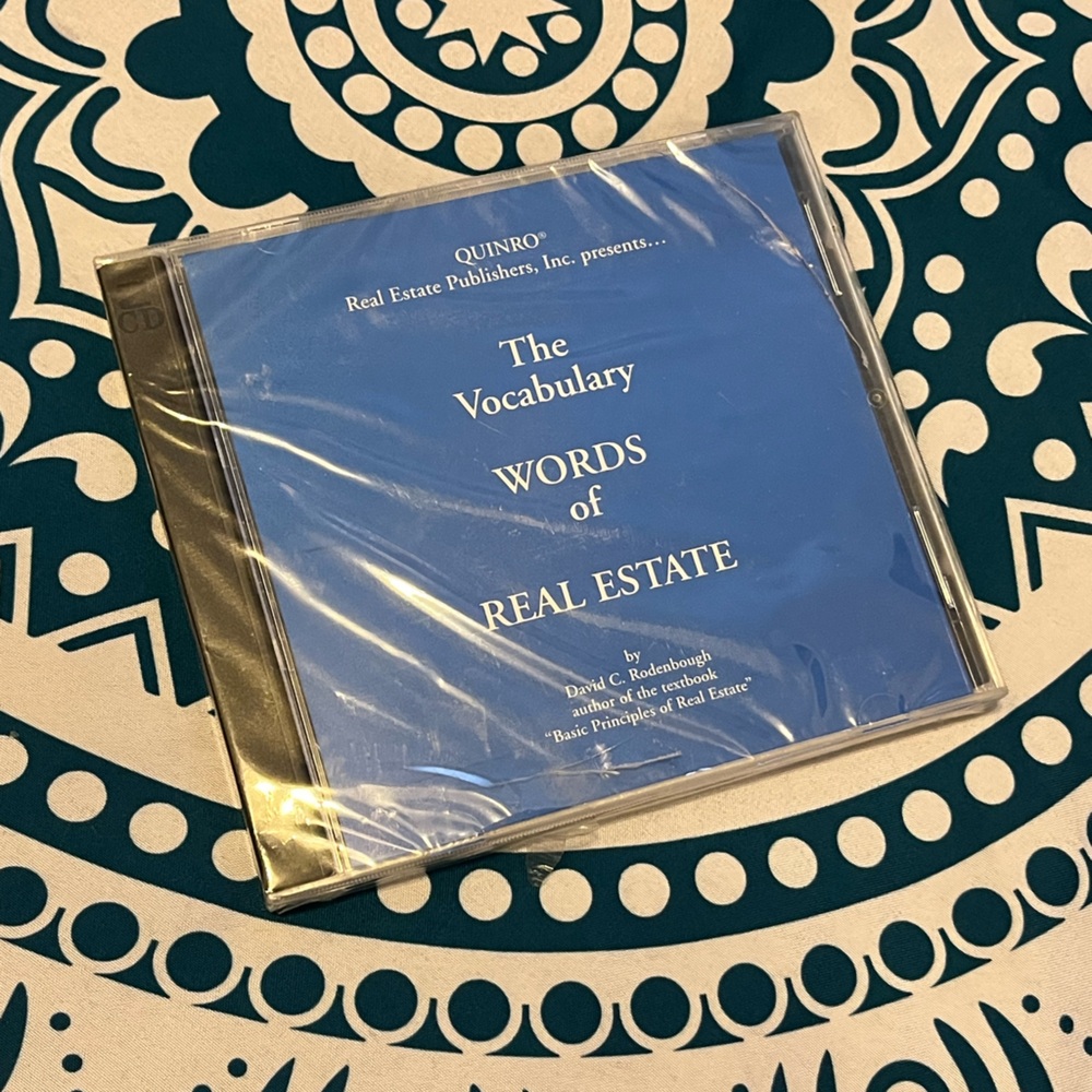 🌟❣️6/$10❣️🌟NWT The Vocabulary of Real Estate CD